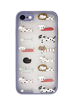 Чохол Протиударний для iPhone 7 (04) Cats коти