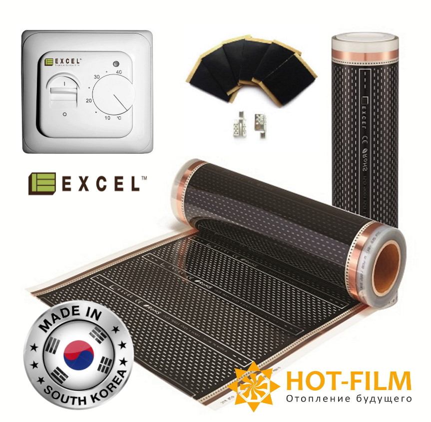 4 м2 Інфрачервона тепла підлога 4-го покоління Felix Excel Platinum PTC Корея Індивідуальне опалення