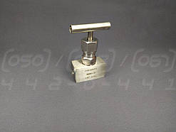 Вентиль голчастий муфтовий нержавіючий DN6 (1/8"), н/ж сталь AISI316L, Ру400 (6000 PSI), до 300°C, BSP