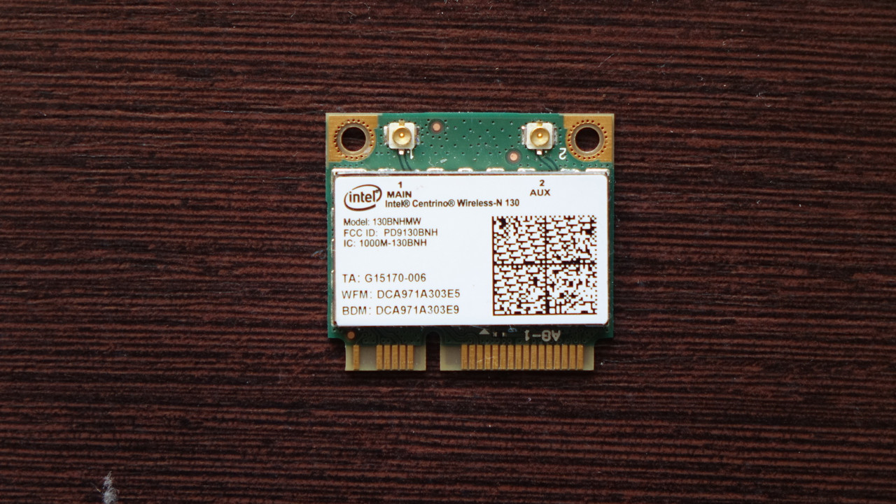 INTEL N130, 130BNHMW Wi-Fi Адаптер Модуль Мережева карта (Samsung NP300 NP300E5Z NP300V5A), БУ