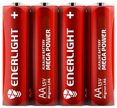 Батарейка ENERLIGHT MEGA POWER AA FOL 4