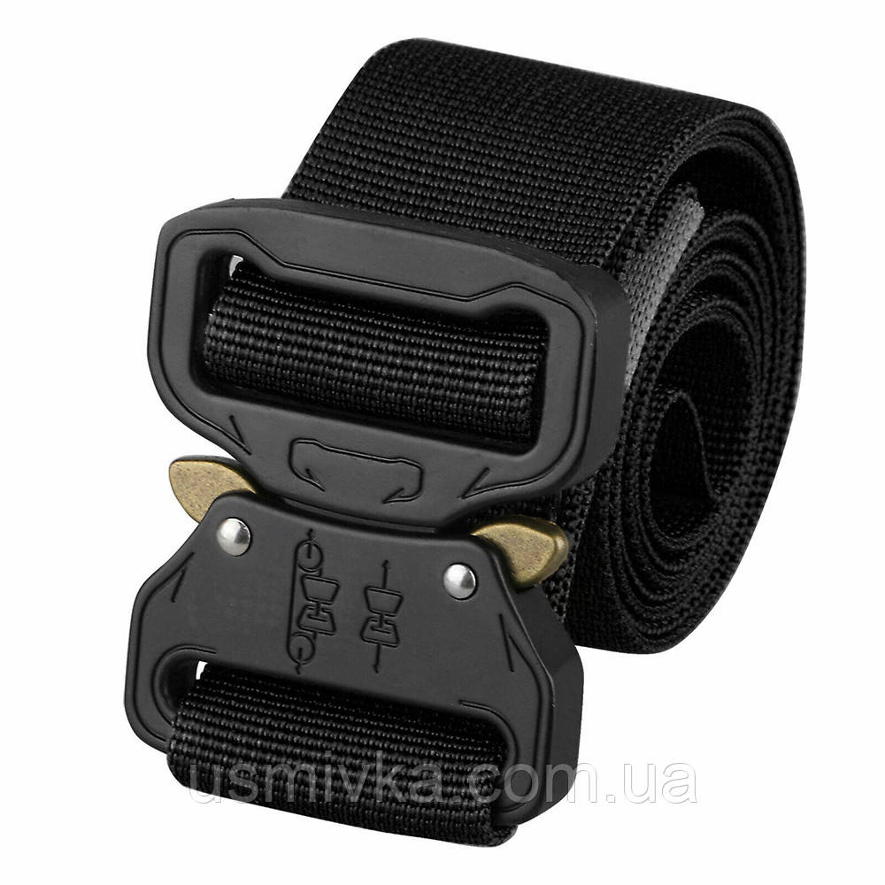 Ремінь тканинний чорний Bestkee US-480
