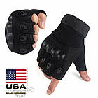 Тактичні рукавички чорні US-494, фото 2