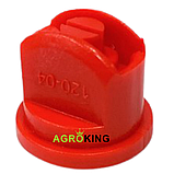 Розпилювач обприскувача червоний щілинної 120.04 Agroplast AP12004, фото 4
