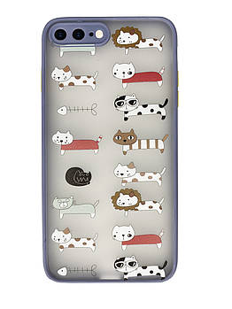 Чохол Протиударний для iPhone 7 Plus (04) Cats коти