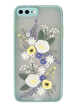 Чохол Протиударний для iPhone 7 Plus (01) Flowers квіти