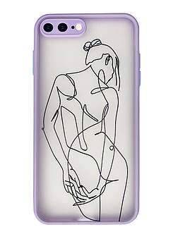 Чохол Протиударний для iPhone 7 Plus (06) Girlback дівчина