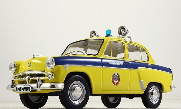 Легендарні Автомобілі №77 - Москвич-407 Міліція | Модель колекційна 1:24 | Hachett, фото 1