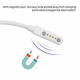 USB кабель для зарядки смарт-годинників Kw88, Kw99, Kw06, Kw98, Q100, Q750, Kw18, Y3, H1, H2, фото 5