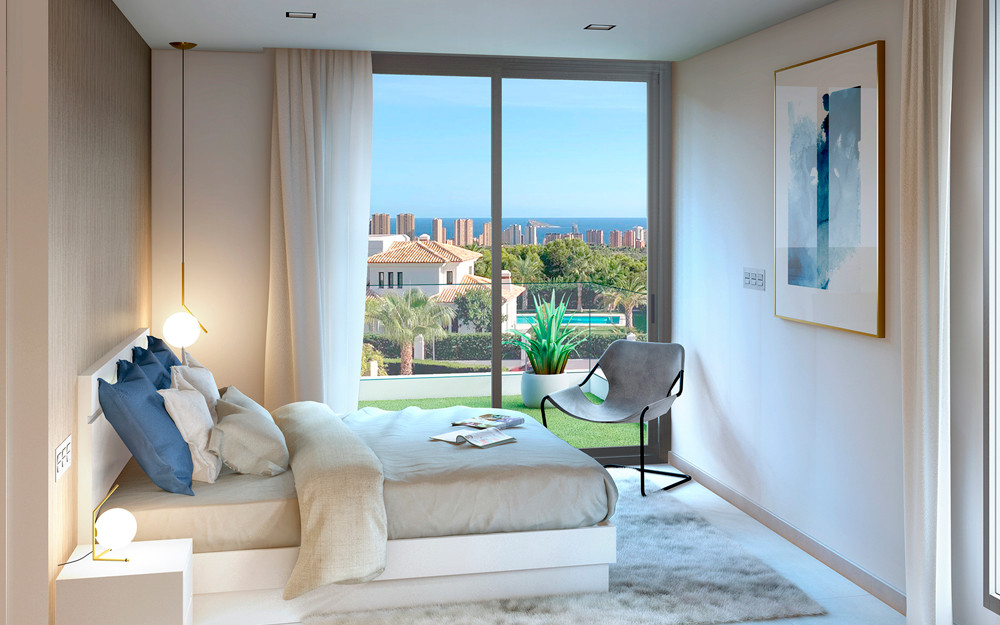 Двуспальне ліжко з тумбочками біле шкіряне Дубай (германія)