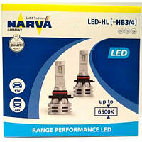 Led лампы HB4 Narva Range Performance 6500K 12/24 вольт ( комплект 2 шт )