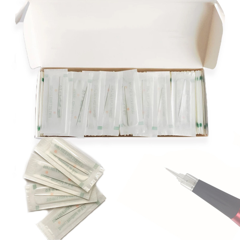 Голка 1RL 0.35мм контурна 100шт, для машинок перманентного макіяжу та татуажу, фото 1