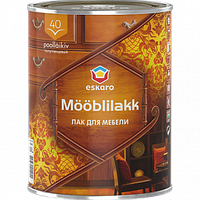 Eskaro Mooblilakk 40 - Водоразбавляемый акриловый лак для мебели, 0.9 кг