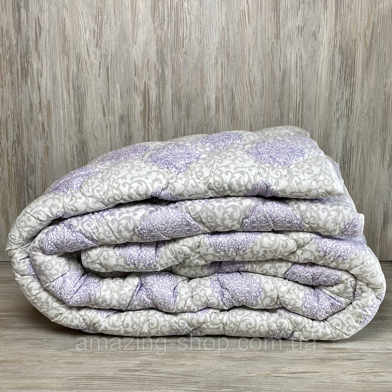 Ковдра на холлофайбері ОДА Полуторного розміру 155х210 Стьобана зимова ковдра високої якості, фото 1