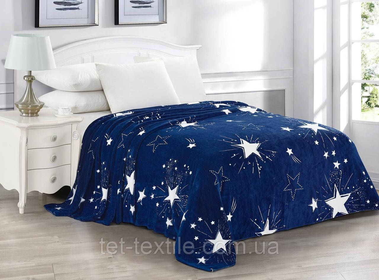 Плед з мікрофібри Велсофт Нові зірки 220х240 см