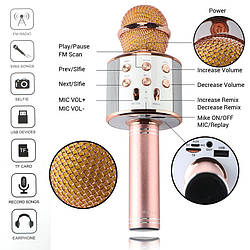 Бездротовий мікрофон Bluetooth для караоке KTV-858 LS-004482