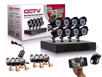 Набір відеоспостереження CCTV (8 камер) 2MP LS-008322