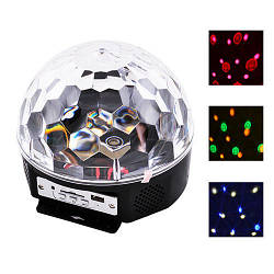 Світломузика диско шар Magic Ball Music MP3 плеєр LS-001136