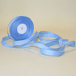 Репсова стрічка 1,2 см/колір блакитний/ширина 1,2 см/бобіна 23 м