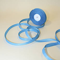 Репсова стрічка 1,2 см/колір бірюзовий/ширина 1,2 см/бобіна 23 м