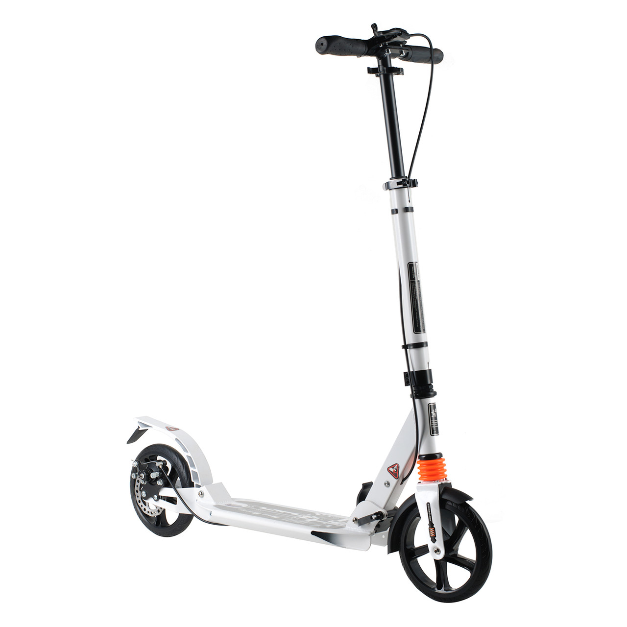 Дитячий самокат Urban Scooter, колеса 200 мм PU, з дисковим тормозом, білий, 10+ — доставка по Україні, фото 1