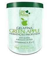 Восполнитель коллагеновый LOVE POTION Gelatina Green Apple 1000 мл