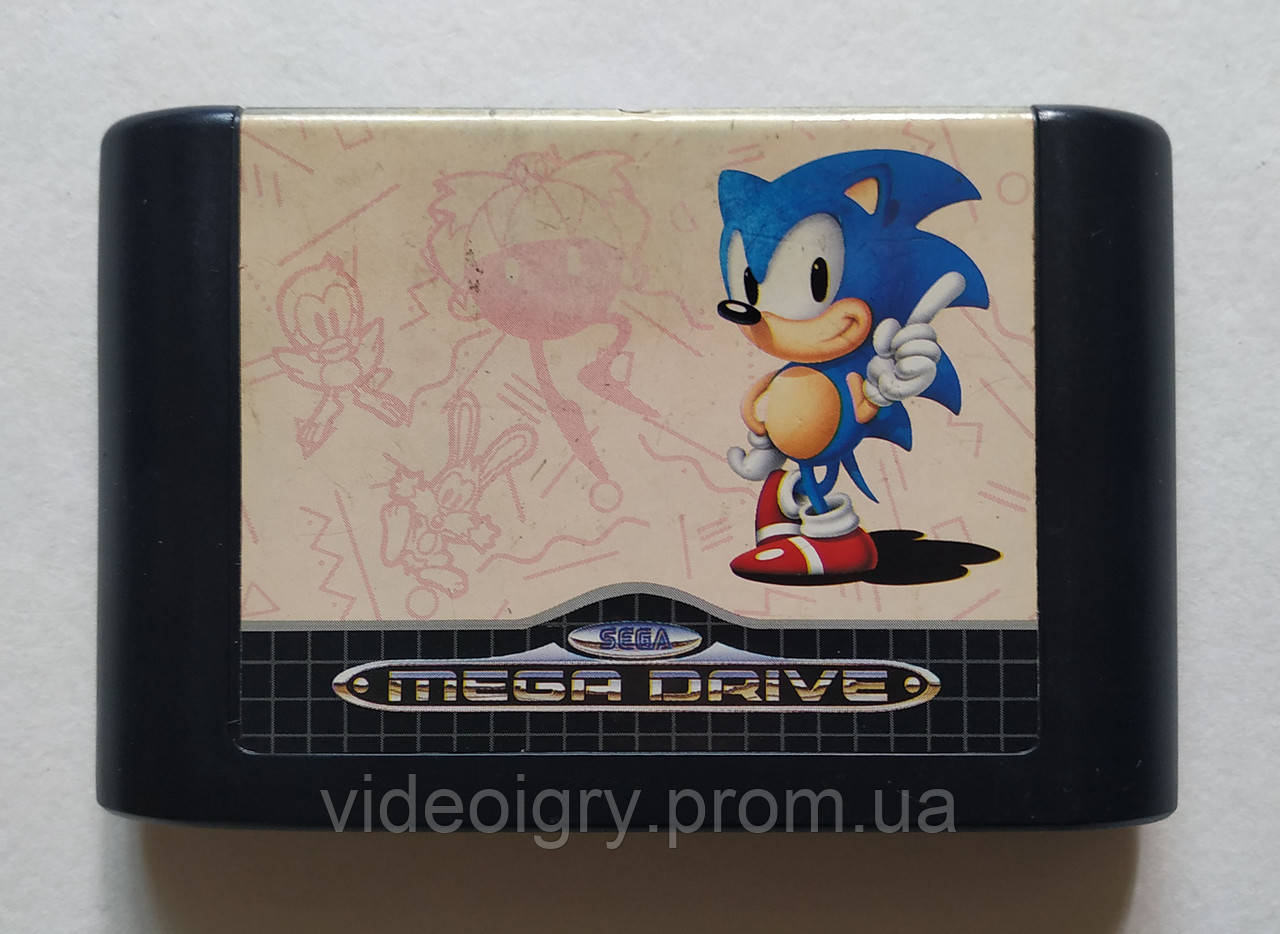 Sonic The Hedgehog Sega Mega Drive 16-bit cartridge (оригинал) V1 - фото 3 - id-p1358853463