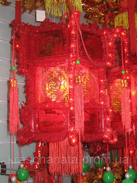 Китайський ліхтар електричний, Фен шуй, 40х30 см, Дніпропетровськ