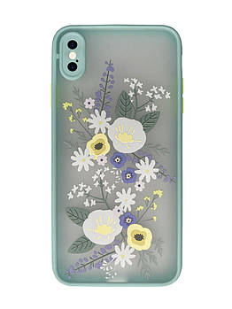 Чохол Протиударний для iPhone Xs Max (01) Flowers квіти