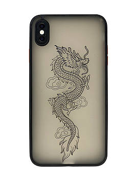 Чохол Протиударний для iPhone Xs Max (05) Dragon дракон