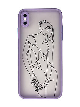 Чохол Протиударний для iPhone Xs Max (06) Girlback дівчина