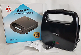 Електрична сендвічниця Domotec MS-7777, бутербродниця з антипригарним покриттям 750 ВТ LS-009204