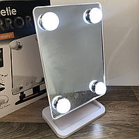 Зеркало для макияжа с LED подсветкой Cosmetie Mirror 360 HH083 настольное косметическое Лучшая цена