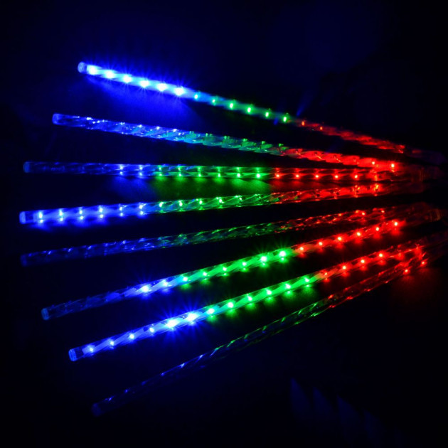 Гірлянда Таючі бурульки LED 50см 8шт, різнокольорові LS-010271