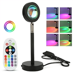 Лампа LED для селфі ефект сонця RGB + пульт LS-010330