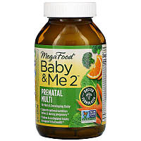 MegaFood, Baby & Me 2, витамины для беременных, 120 таблеток