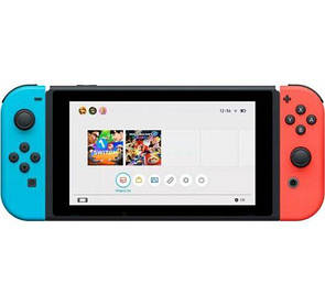 Портативна приставка Nintendo Switch (неоновий червоний неоновий синій)