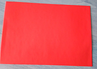 Конверты цветные формата А5. Упаковка 10 шт. Цвета на выбор. Красный