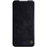 Nillkin Xiaomi Redmi K30 Qin leather Black case Кожаный Чехол Книжка