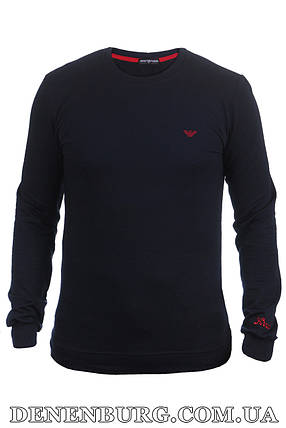 Світшот чоловічий ARMANI 21-5000 (21-K-5009) темно-синій, фото 2