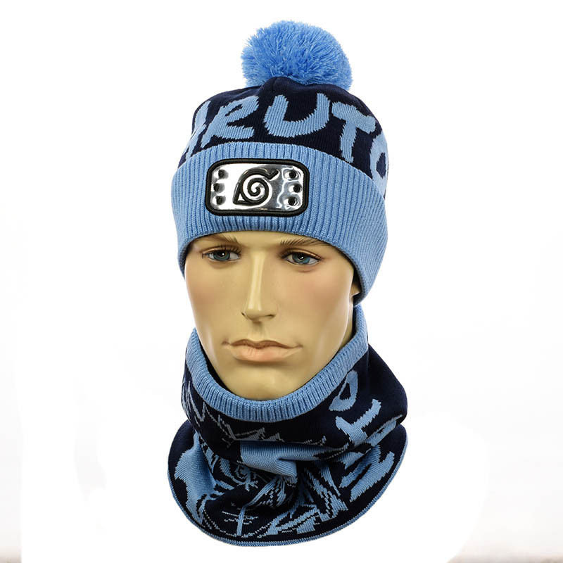 Зимовий комплект "Naruto" блакитний рр 54-56