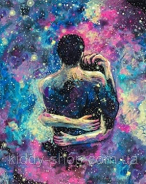 Алмазна вишивка. Картина на підрамнику "Неземне кохання" , розмір 40х50, фото 1