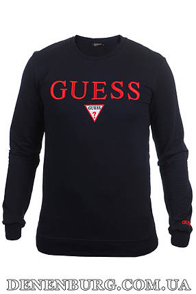 Світшот чоловічий GUESS 21-K-9801 темно-синій, фото 2