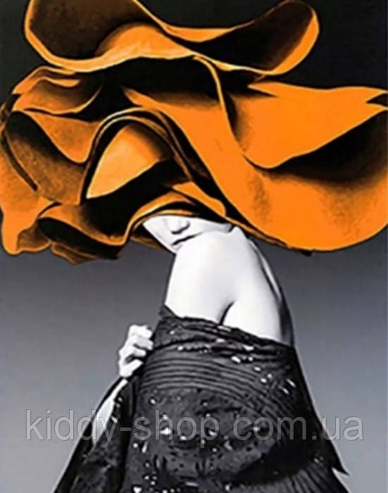 Алмазна вишивка. Картина на підрамнику "Жозефіна" , розмір 40х50, фото 1