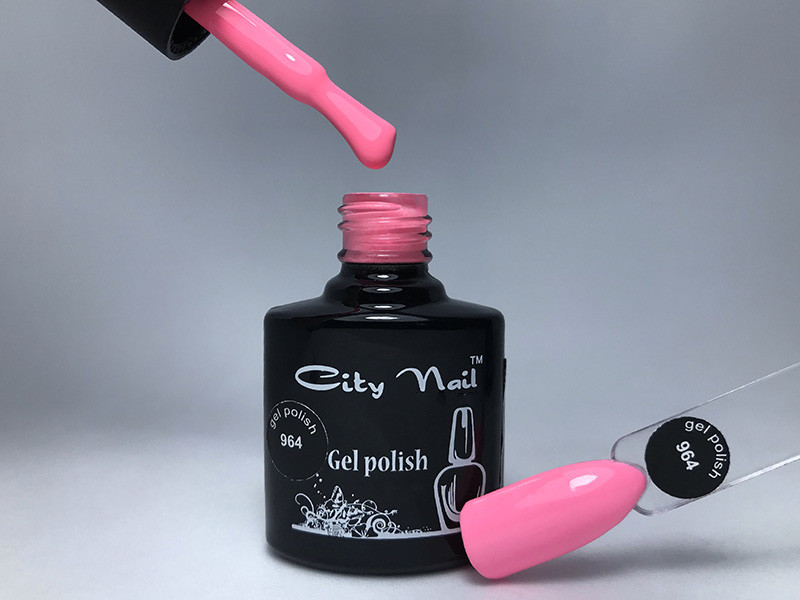 Гель-лак рожевий City Nail № 964 - Рожевий гель-лаку, фото 1