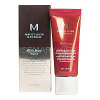 ББ Крем MISSHA M Perfect Cover BB Cream (SPF42/PA+++) 20 мл №13 Bright Beige (яркий бежевый)