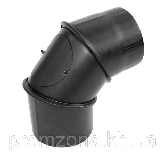 Димохідне коліно KAISER PIPES 90° універсальне регульоване (2 мм) Ø150