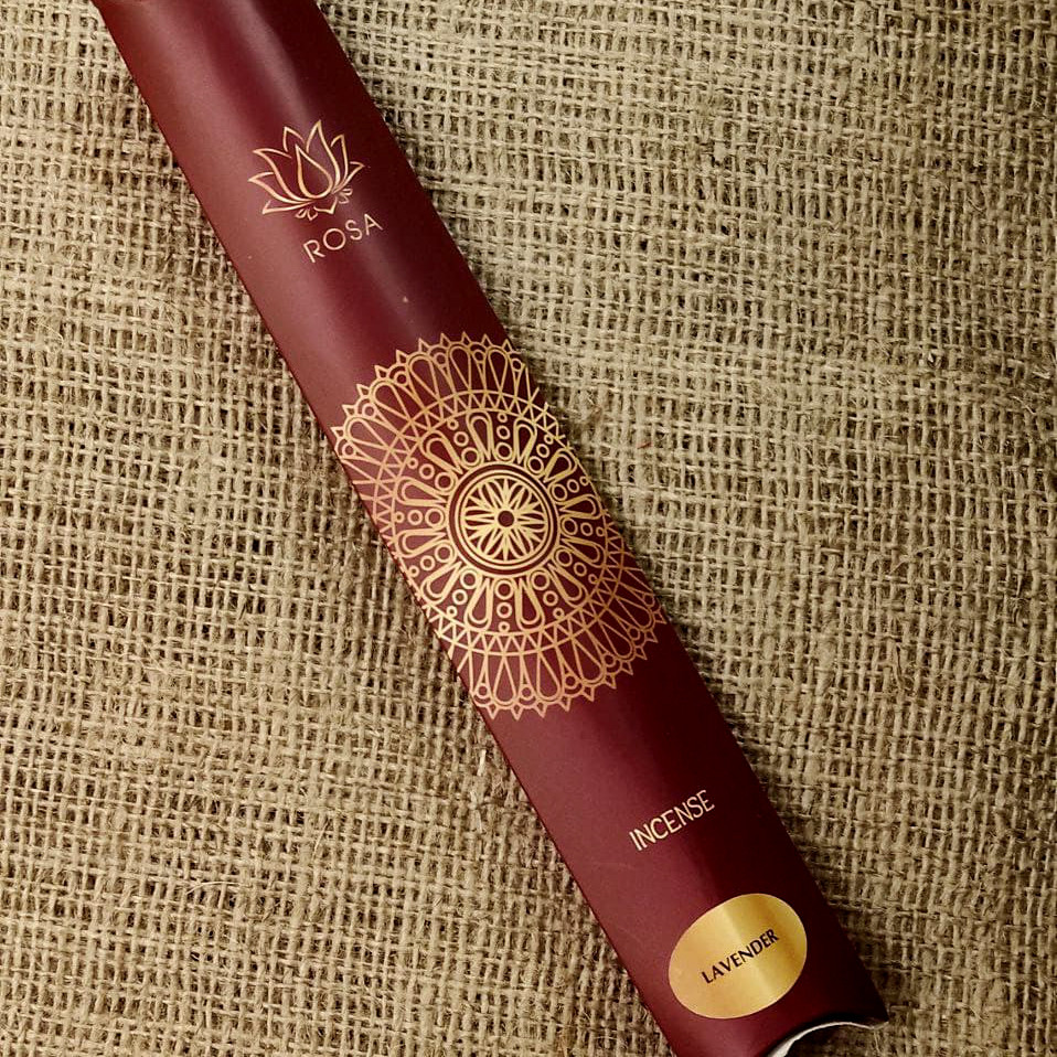 Пахощі Лаванда (Lavender Inscense, Rosa Pharm), 10 аромапаличок, фото 1