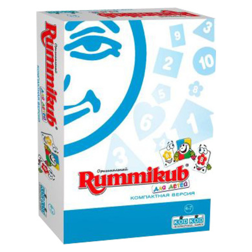 Настільна гра Rummikub для дітей (компактна версія)