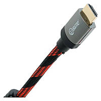Кабель HDMI – HDMI, 3 метра, v2.0, 28 AWG, Gold, Nylon, 2xFerrites – ExtraDigital